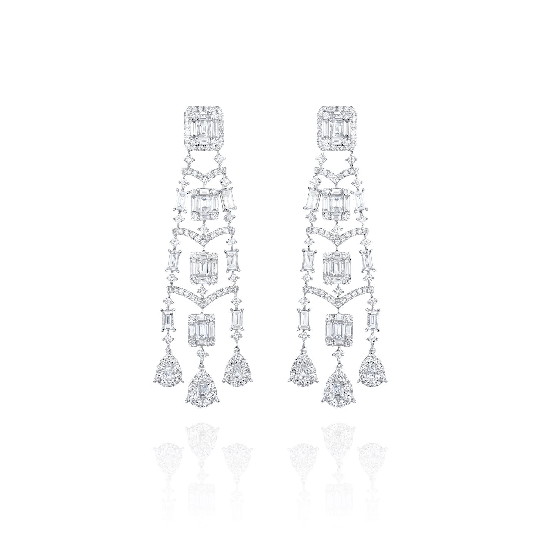 Obelisk Chandelier Earrings