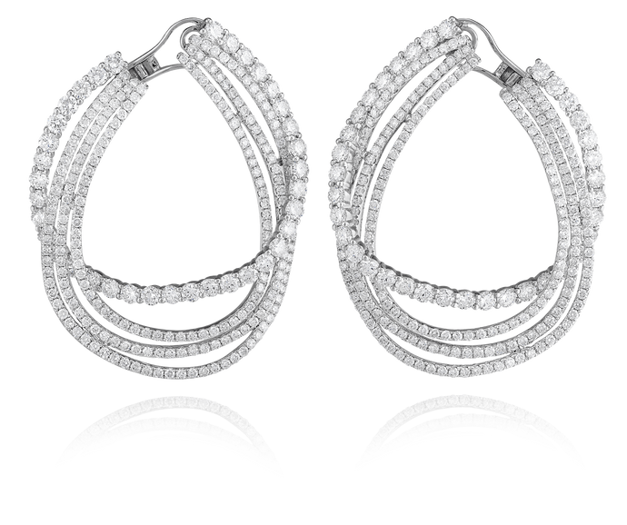 Undulation Diamond earrings