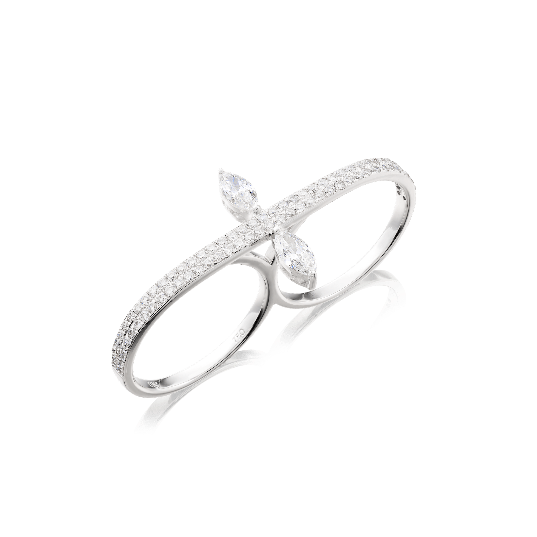 Double 2025 finger ring