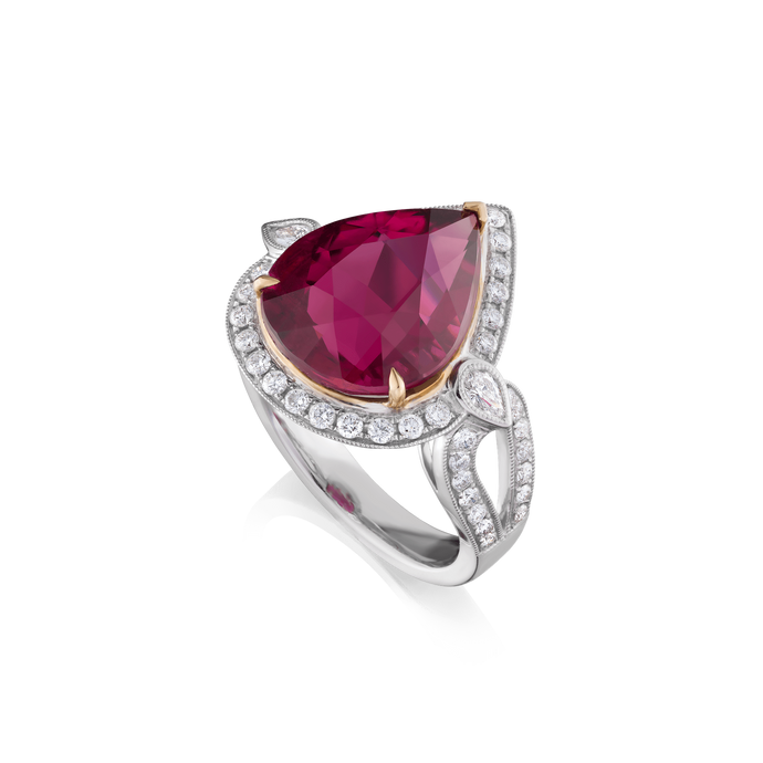 Rubellite (Pink Tourmaline) Ring
